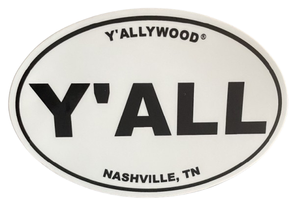 Y'ALL Oval Sticker