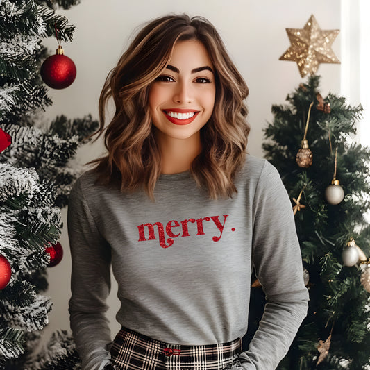 merry. Long Sleeve T-Shirt