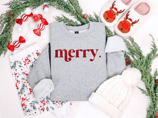 merry. Sweatshirt